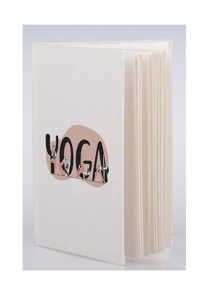 Yoga Eğitmenine Hediye 100 Yaprak (200 Sayfa) Çizgisiz Kanvas Defter - Not Defteri modelleri