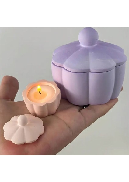 Minik Kavanoz Mum Silikon Kalıp (S848) modelleri