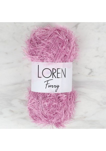 Loren Furry Gül Kurusu El Örgü Ipi - RF012 - 34048