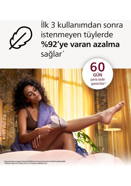 BRI950/00 Lumea Lazer Epilasyon Ipl Tüy Alma Cihazı,çantahediyeli,kablolu/kablosuz Kullanım modelleri