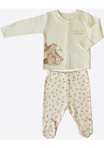 Organik Little Bunny 2'li Takım Natural