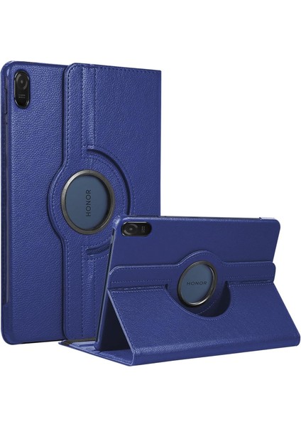 Honor Pad 8 Için Kılıf 360 Rotating Stand Deri Lacivert [honor Pad 8 ile Uyumlu Kılıf - Lacivert]