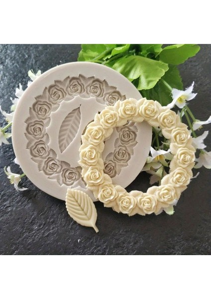 Taç Gül Silikon Kalıp (S868)