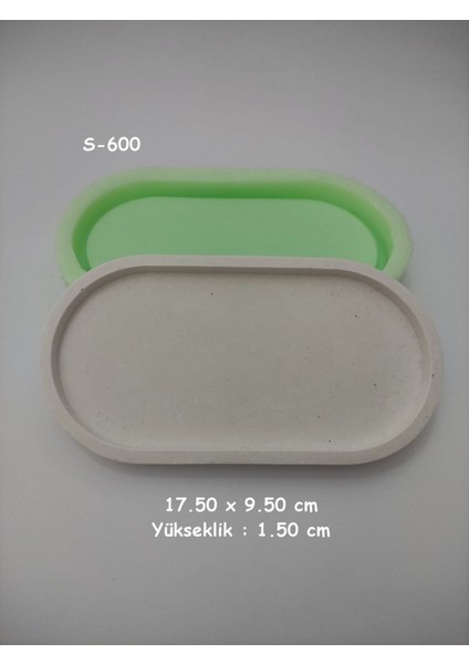 Ikili Saksı Altlık Silikon Kalıp