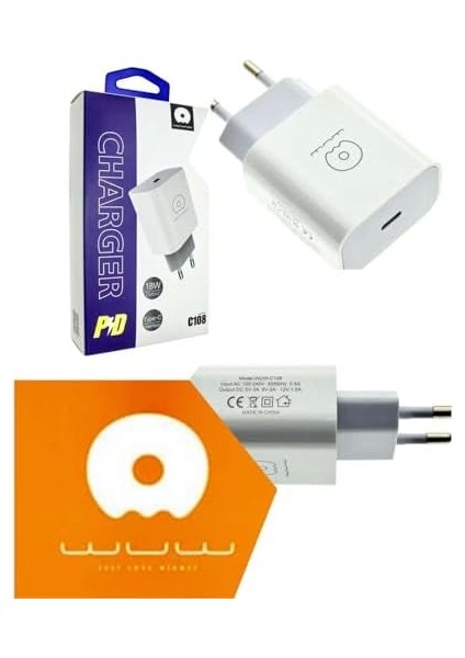 C108 18W Usb-C Hızlı Sarj Adaptörü fiyatları