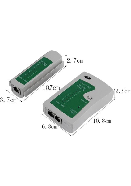 RJ45 RJ11 Network Ağ Tester Internet Telefon Test Cihazı ( 9V Pil Dahildir) modelleri
