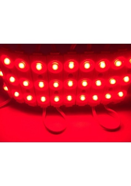 20 Adet 5 Watt Kırmızı Işık IP65 Modül Led, 10 Adet Magnetli, Çok Kaliteli Kırmızı Işık Modül LED fırsatları