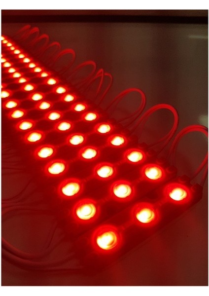 20 Adet 5 Watt Kırmızı Işık IP65 Modül Led, 10 Adet Magnetli, Çok Kaliteli Kırmızı Işık Modül LED indirimleri