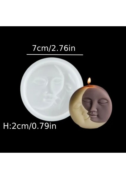 Ay Güneş Mum Silikon Kalıp (S731) modelleri