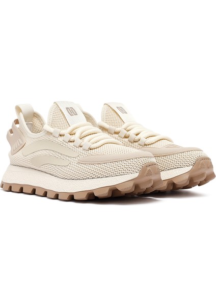 Zero Erkek Bej Bağcıklı Kalın Tabanlı Kumaş Sneaker 25SFD69406F modelleri