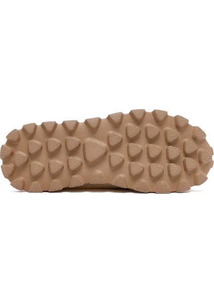 Zero Erkek Bej Bağcıklı Kalın Tabanlı Kumaş Sneaker 25SFD69406F fırsatları