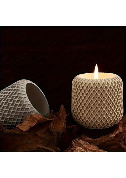 Fileli Mum Saksı Silikon Kalıp (S827) modelleri