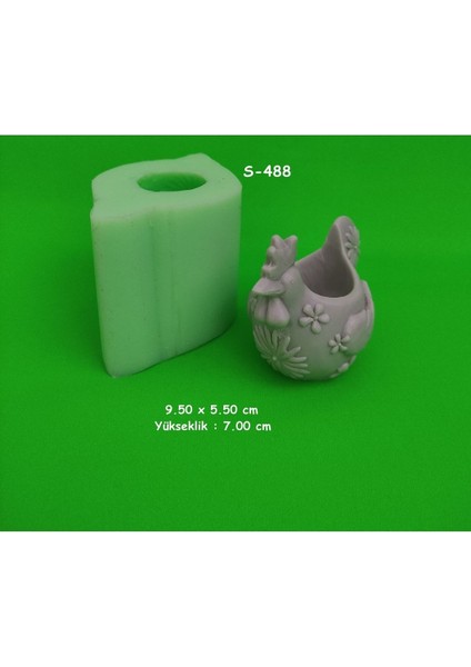 Horoz Yumurtalık Silikon Kalıp