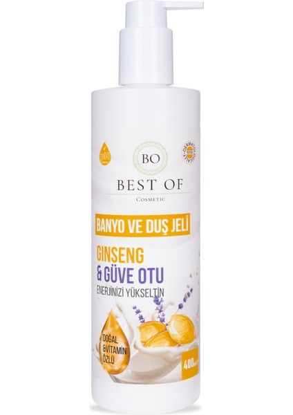 Nemlendirici Gınseng & Güve Otu Duş Jeli 400 ml