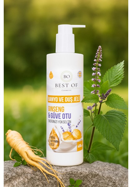 Nemlendirici Gınseng & Güve Otu Duş Jeli 400 ml fiyatları