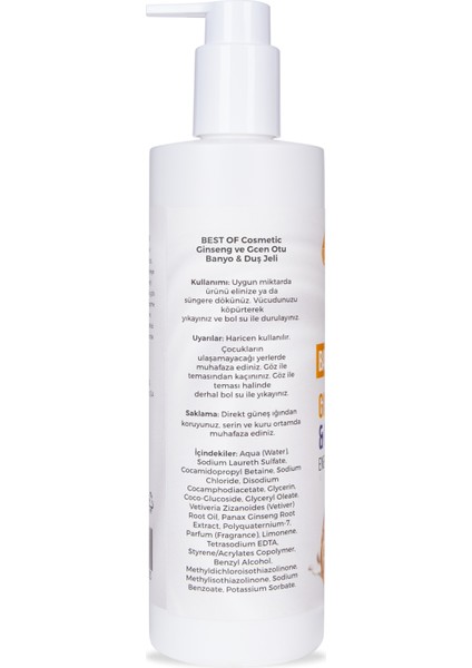 Nemlendirici Gınseng & Güve Otu Duş Jeli 400 ml fırsatları