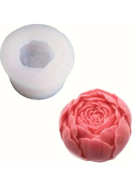 Bloom Gül Şekli Silikon Kalıp (S753)