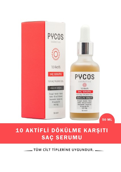 Pycos 10 Aktifli Saç Bakım Serumu 50ML