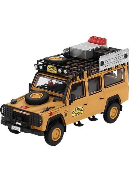 Mini Gt 1/64 Land Rover Defender 110 1989 Camel Trophy Turkey