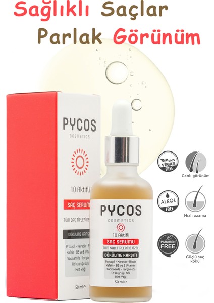 Pycos 10 Aktifli Saç Bakım Serumu 50ML modelleri