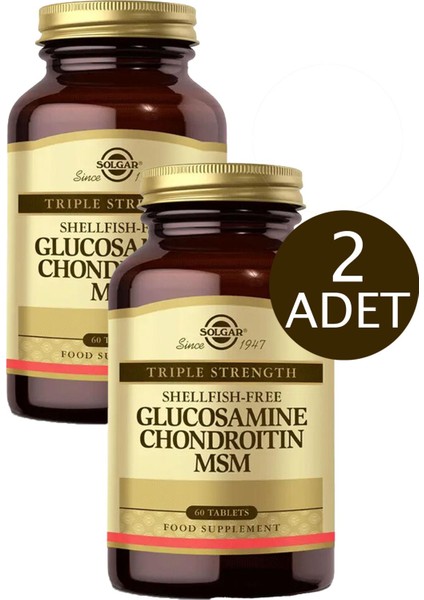 Solgar Glucosamine Chondroitin Msm 60 Tablet 2 Adet