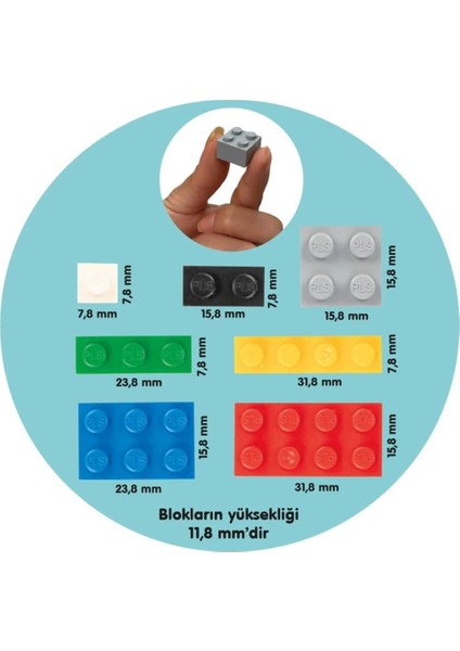 03 492 Pilsan Mikro Bloklar 588 Parça Kutulu