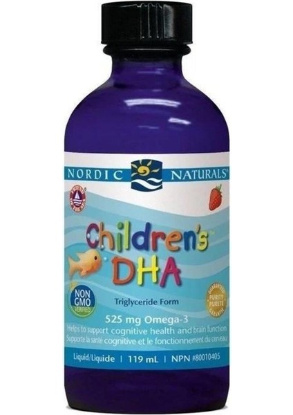 Nordic Naturals Children's Dha Çilek Tadı 119 ml