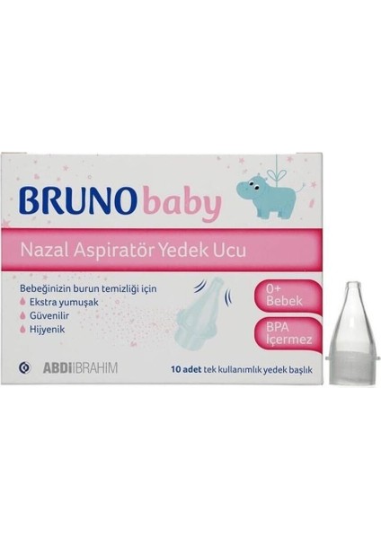 Nazal Aspiratör Yedek Ucu 10'lu