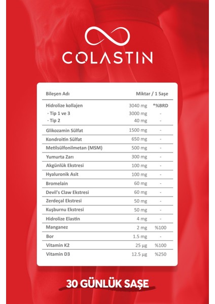 Colastin Ultraflex+ 30 Saşe fırsatları