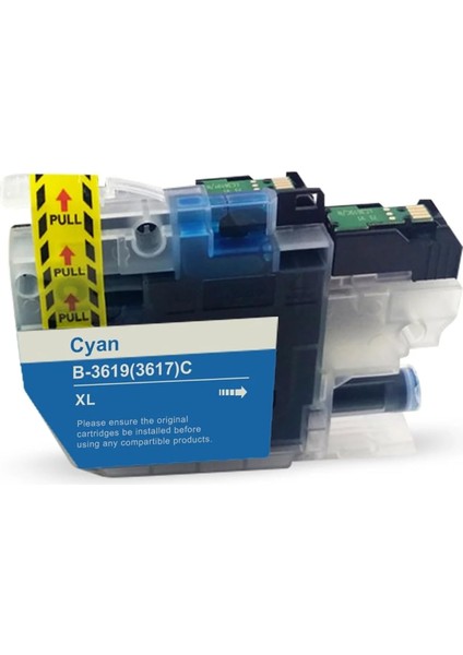 Kartuş Brother Uyumlu Muadil , Brother MFC-J3930DW Mavi Uyumlu Brother Lc 3717
