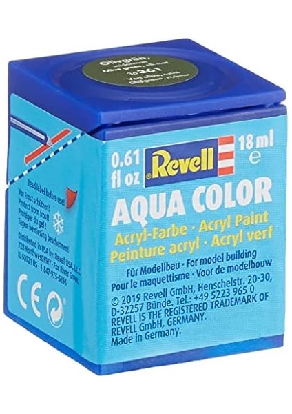 - Su Bazlı Maket Boyası Zeytin Yeşil Ipek 18 ml (36361)