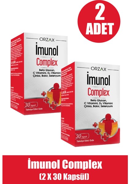 Imunol Complex 30 Kapsül 2 Adet