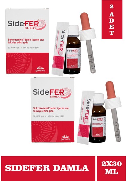 Sidefer Damla 30 ml 2 Adet