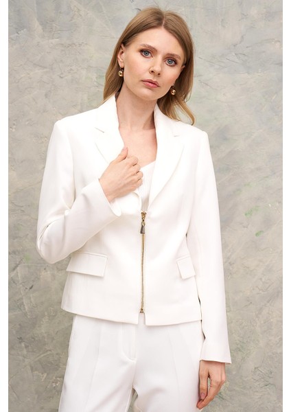 Mono Yaka-Fermuarlı Ceket fiyatları