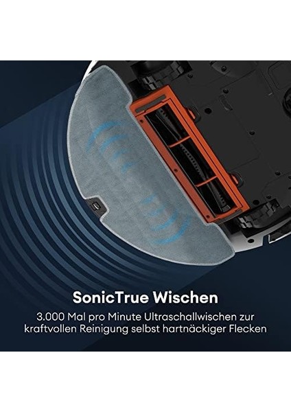 D6S Robot Vacuum Cleaner, Vibration Mopping, 3000PA Strong Suction, Super Slim, App Control, Ideal For Pet Hair, Hard Floors And Carpets fiyatları