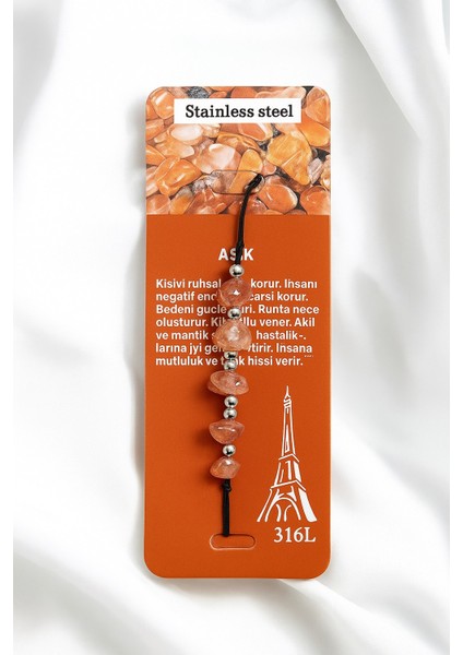 Doğal Akik Taşlı Bileklik – Negatif Enerjiye Karşı Koruma ve Denge