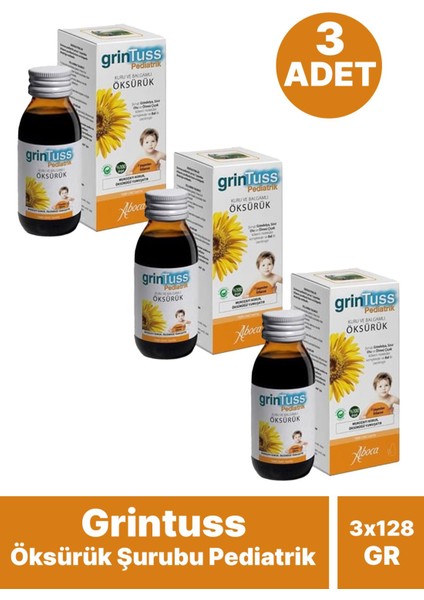 Grintuss Pediatrik Şurup 128 gr 3 Adet