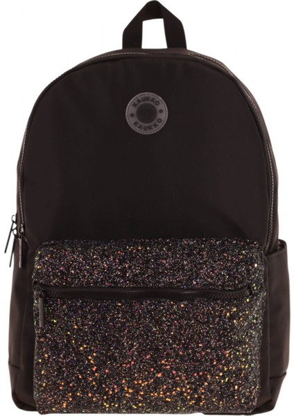 Bright Kız Çocuk Taşlı Siyah Üç Bölmeli Okul Çantası - K1807 fiyatları