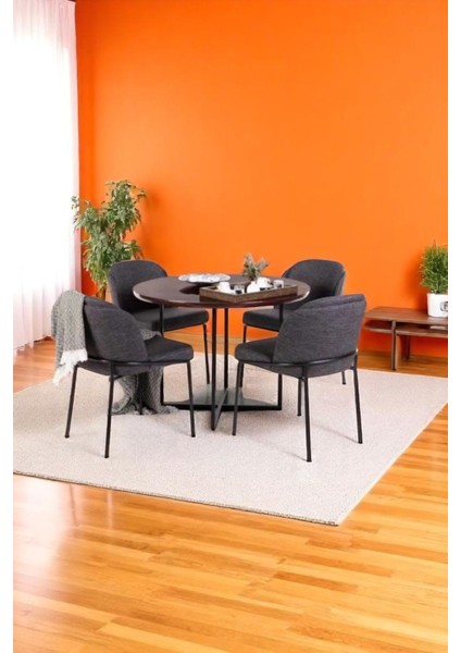 Mutfak Sandalyesi 4'lü Set Salon Sandalyesi Papel Sandalye Yemek Odası Sandalye Lüks Sandalye Morena