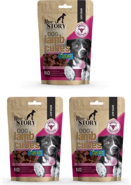 Dog Lamb Cubes 3X80GR. Kuzu Etli, Köpek Ödül Maması