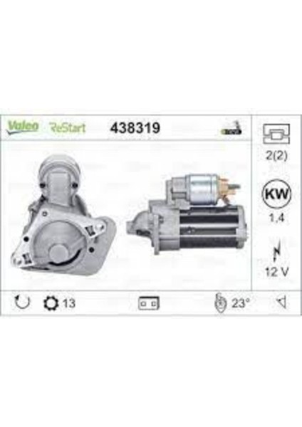 438319 Marş Motoru Renault M Gane Iıı