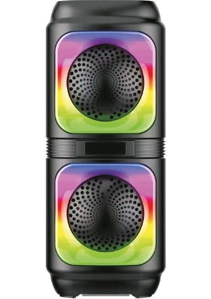 Siyah Wireless Tws Rgb Renkli Bluetooth Hoparlör
