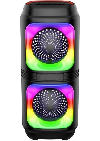 Siyah Wireless Tws Rgb Renkli Bluetooth Hoparlör