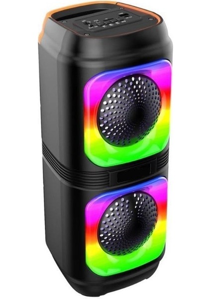 Siyah Wireless Tws Rgb Renkli Bluetooth Hoparlör