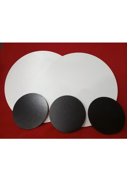 Şık ve Pratik 6'lı Altlık Seti – 3 Tabak + 3 Bardak Altlığı (22 cm & 10 Cm)