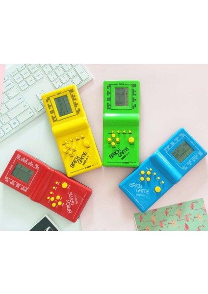 Tetris Oyunu Nostaljik Dijital El Atarisi Oyuncak (1 Adet) (Piller Ürüne Dahil) modelleri