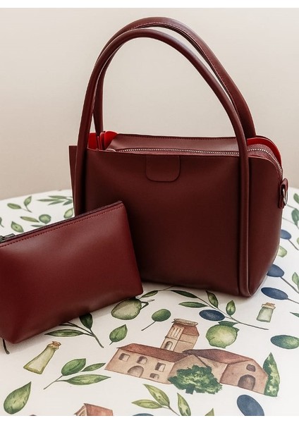 Kadın El ve Omuz Çantası Askılı ve Fitilli Şık Özel Gün Çantası