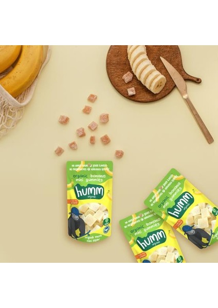 Humm Organik Muzlu Glutensiz Vegan Mini Küpler 30 gr fiyatları