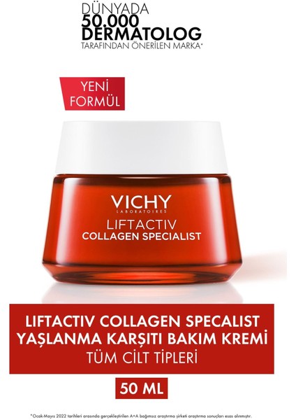 Vichy Liftactiv Collagen Specialist Yüz Kremi 50 ml