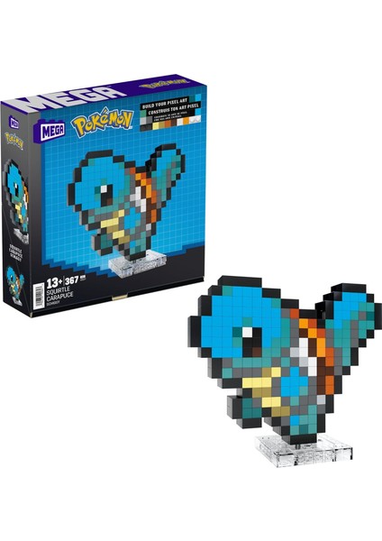 Brands, Mega Pokémon Squirtle Pixel Sanatı, HTH77, Çok Renkli